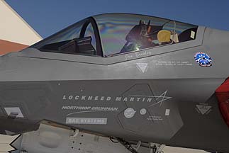 Lockheed-Martin F-35A Lightning II at Edwards Air Force Base, October 23, 2008